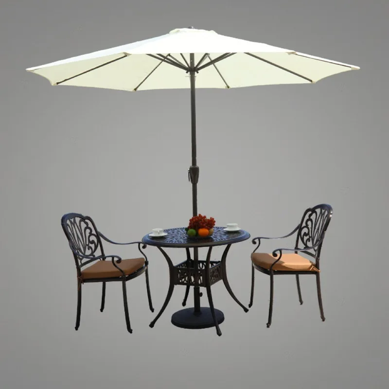 Outdoor Furniture Vendors - ร่มสนามแบบหมุนมือ ขนาดใหญ่ กันแดด สำหรับวิลล่า สวน หลังบ้าน