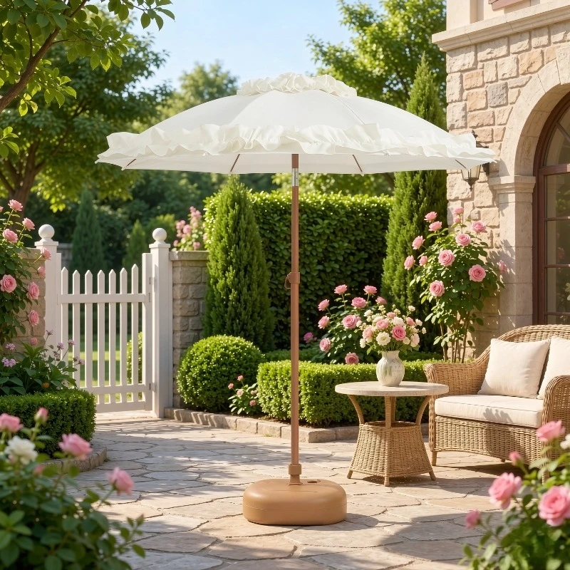 Outdoor Furniture Vendors - ร่มกันแดดสำหรับแผงขายของเชิงพาณิชย์ แบบเสาตรง ทนทาน ป้องกันรังสียูวี สำหรับตลาดกลางแจ้ง ลานขายของ