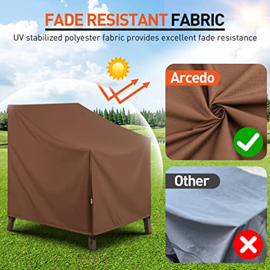 ผ้าคลุมเก้าอี้สนามกันน้ำ, ผ้าค - Outdoor Furniture Heavy Duty บทวิจารณ์และราคา