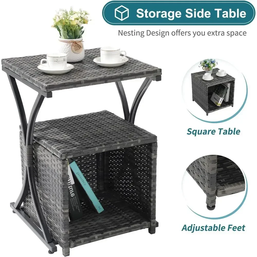 ชุดเฟอร์นิเจอร์ระเบียงกลางแจ้ง - Outdoor Furniture Grey บทวิจารณ์และราคา