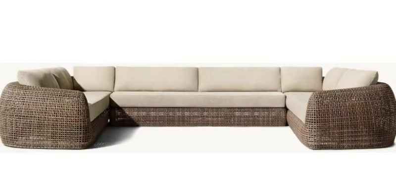 โซฟาแบบแยกส่วนสำหรับสวน รูปทรง - Outdoor Furniture For Sale บทวิจารณ์และราคา