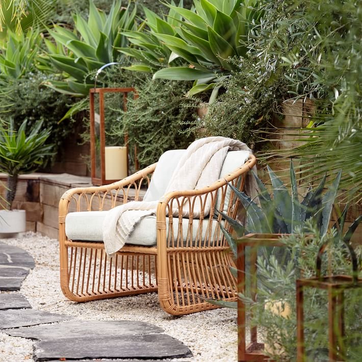 เก้าอี้พักผ่อนหวาย เก้าอี้โซฟา - Outdoor Furniture Material บทวิจารณ์และราคา