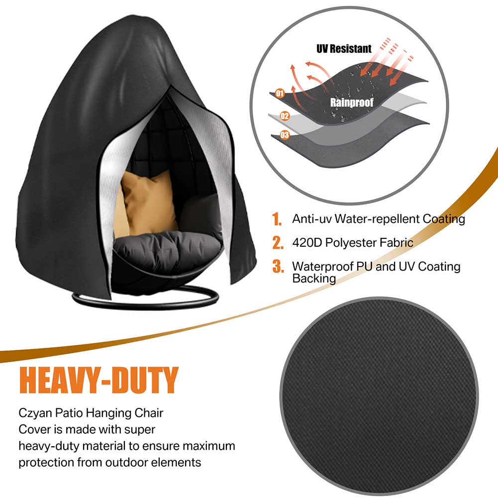 ผ้าคลุมเก้าอี้ไข่แขวนกันน้ำสำห - Outdoor Furniture Egg Chair บทวิจารณ์และราคา