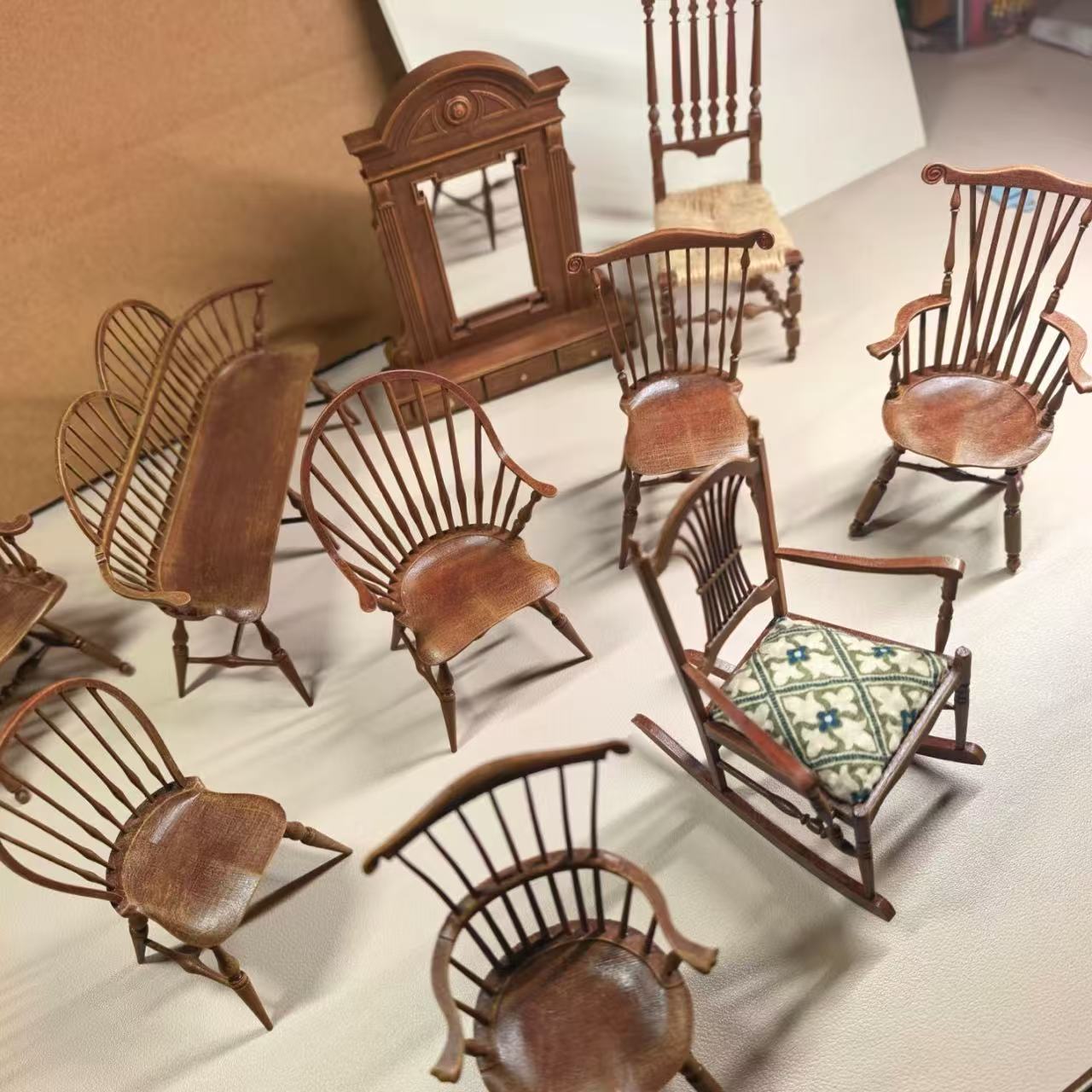 ชุดเก้าอี้วินด์เซอร์วินเทจขนาด - Outdoor Furniture Vintage บทวิจารณ์และราคา