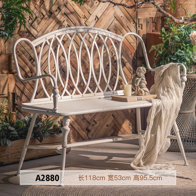 โต๊ะและเก้าอี้เหล็กดัดทรงกลมขน - Outdoor Furniture Vintage บทวิจารณ์และราคา