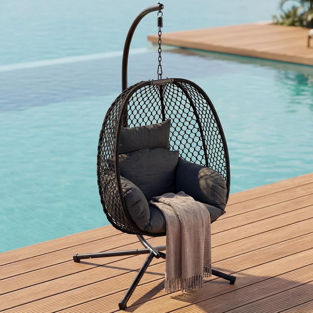 เก้าอี้ไข่แบบแขวนกลางแจ้งพร้อม - Outdoor Furniture Egg Chair บทวิจารณ์และราคา