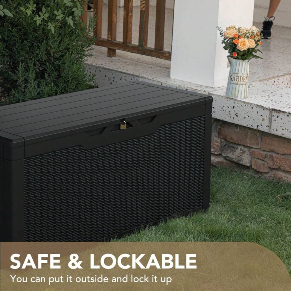 กล่องเก็บของกลางแจ้งขนาดใหญ่แบ - Outdoor Furniture With Storage บทวิจารณ์และราคา