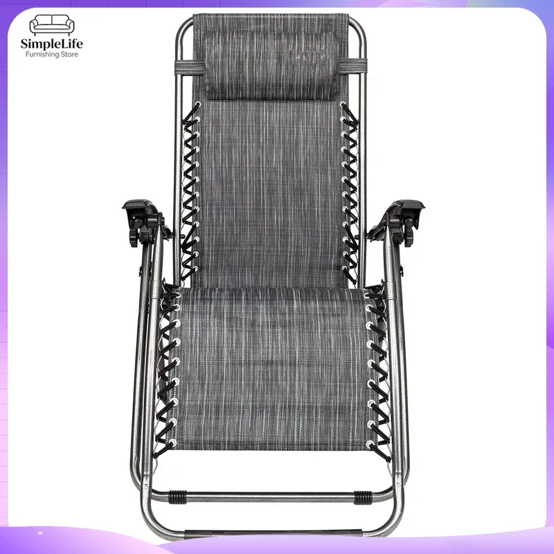 เก้าอี้พักผ่อนปรับเอนได้แบบไร้ - Outdoor Furniture Grey บทวิจารณ์และราคา