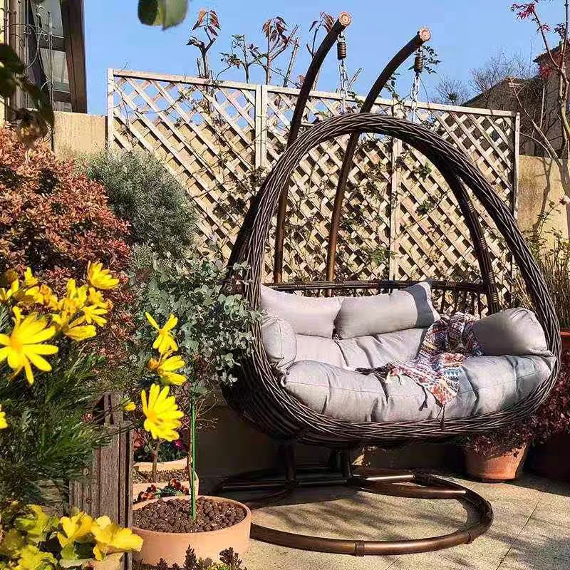 เก้าอี้หวายทรงตะกร้าสำหรับพักผ - Outdoor Furniture Egg Chair บทวิจารณ์และราคา