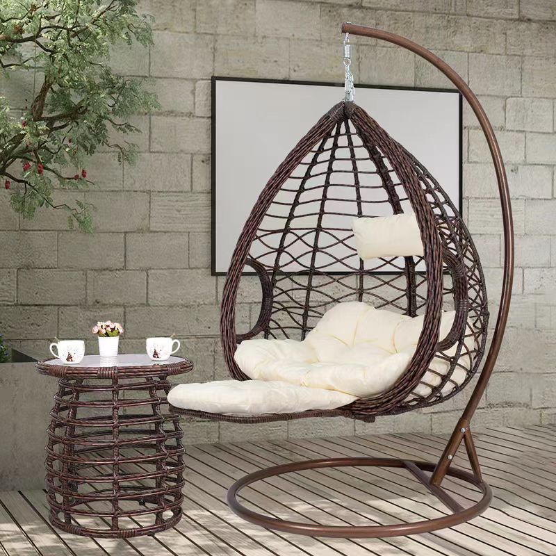 เก้าอี้หวายทรงตะกร้าสำหรับพักผ - Outdoor Furniture Egg Chair บทวิจารณ์และราคา