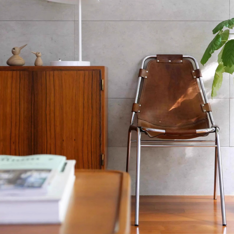 เก้าอี้ทานอาหารหนังวินเทจ สไตล - Outdoor Furniture Vintage บทวิจารณ์และราคา