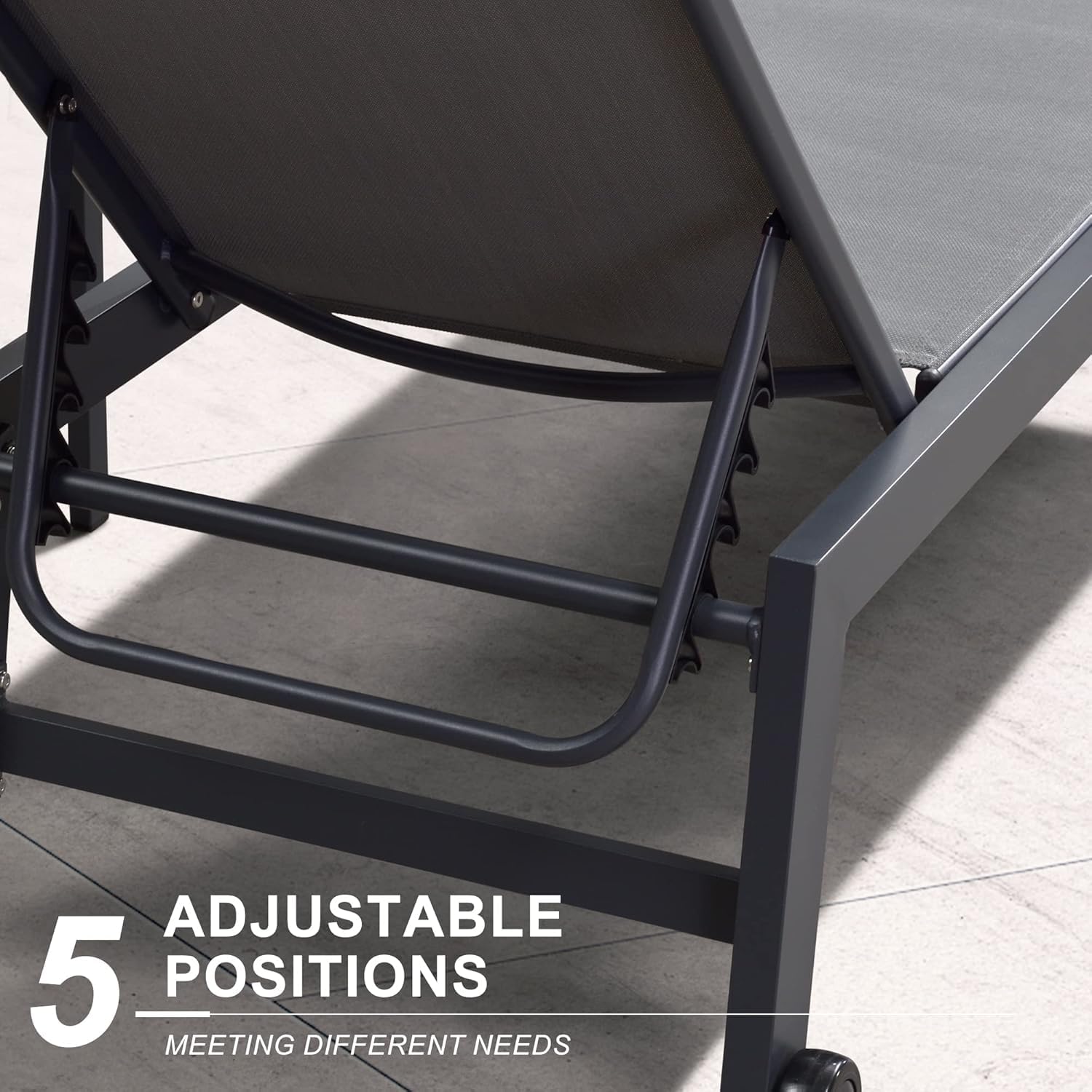 เก้าอี้พักผ่อนสำหรับลานกว้าง 2 - Outdoor Furniture Grey บทวิจารณ์และราคา