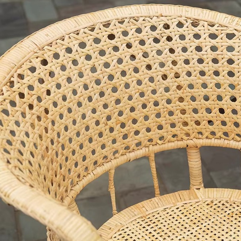 เก้าอี้หวายธรรมชาติทำมือสำหรับ - Outdoor Furniture Vintage บทวิจารณ์และราคา