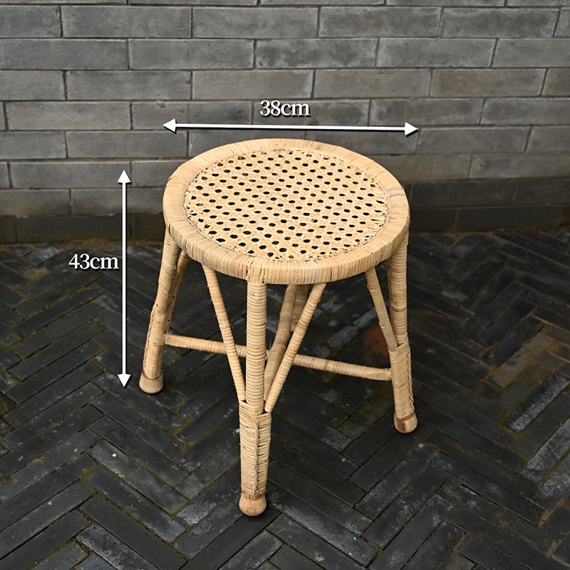 เก้าอี้หวายธรรมชาติทำมือสำหรับ - Outdoor Furniture Vintage บทวิจารณ์และราคา