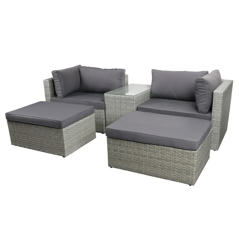 ชุดโซฟาหวายสำหรับสวนกลางแจ้ง 4 - Outdoor Furniture For Sale บทวิจารณ์และราคา