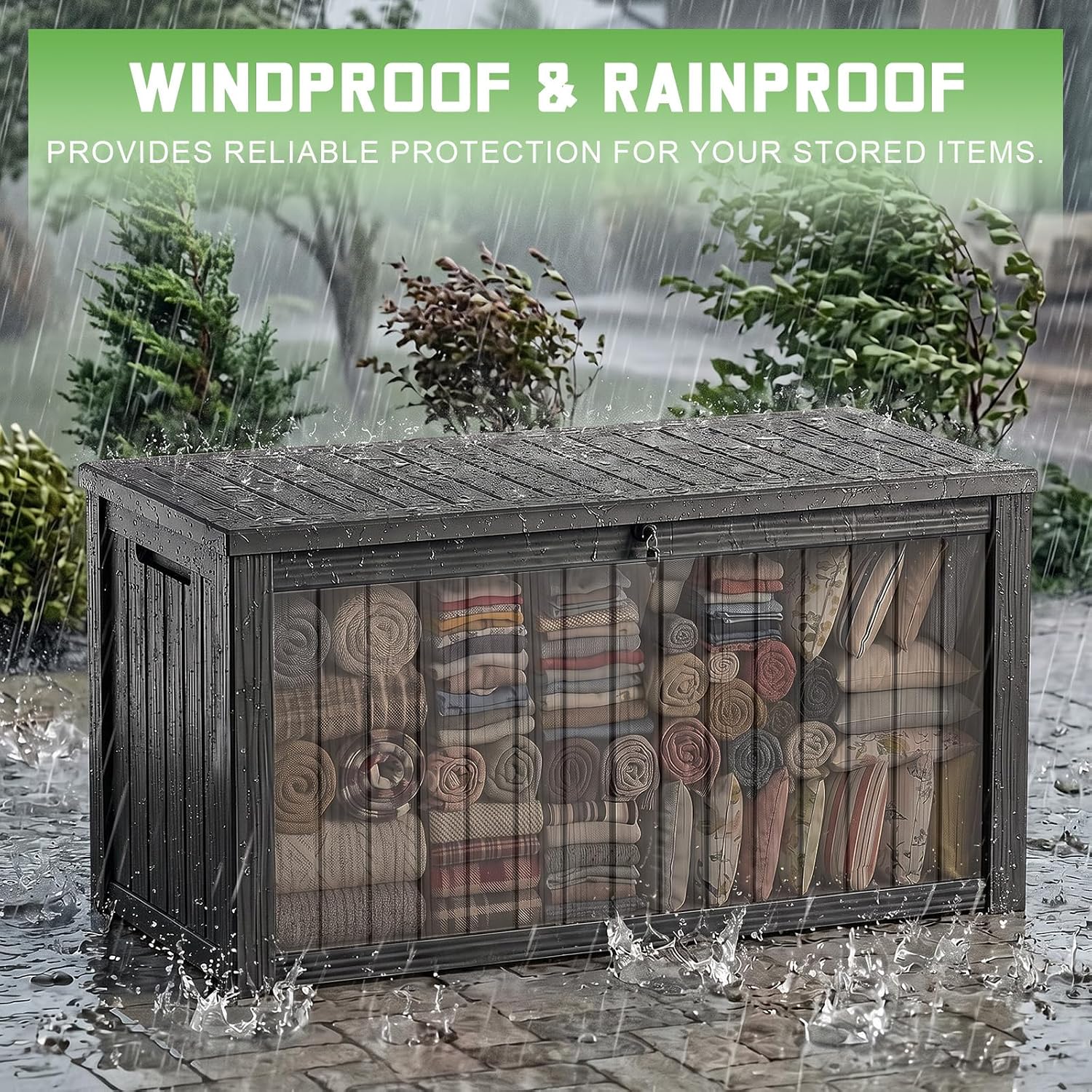 กล่องเก็บของกลางแจ้งขนาด 200 แ - Outdoor Furniture With Storage บทวิจารณ์และราคา
