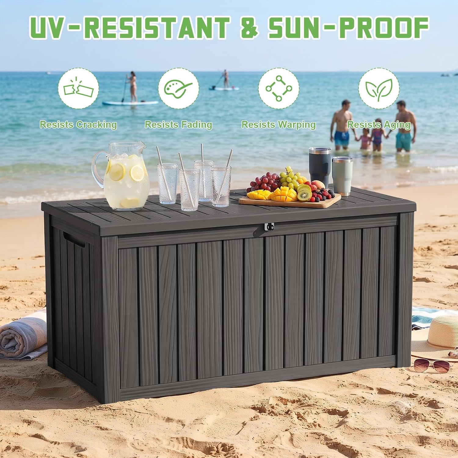 กล่องเก็บของกลางแจ้งขนาด 200 แ - Outdoor Furniture With Storage บทวิจารณ์และราคา