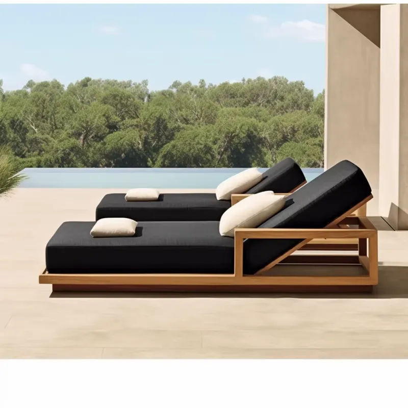 เก้าอี้อาบแดดชายหาดไม้สักสำหรั - Outdoor Furniture For Sale บทวิจารณ์และราคา