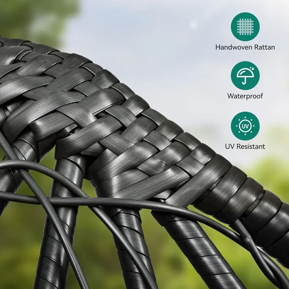 เก้าอี้ไข่หวายขนาดใหญ่พร้อมขาต - Outdoor Furniture Egg Chair บทวิจารณ์และราคา