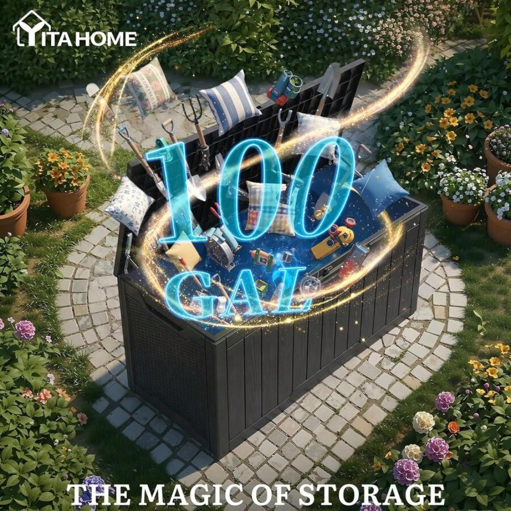 กล่องเก็บของกลางแจ้งขนาดใหญ่ 1 - Outdoor Furniture With Storage บทวิจารณ์และราคา