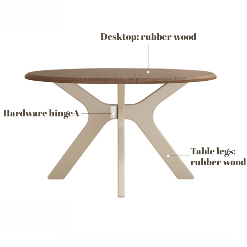 โต๊ะอาหารทรงกลมพับได้ ทำจากไม้ - Outdoor Furniture Vintage บทวิจารณ์และราคา