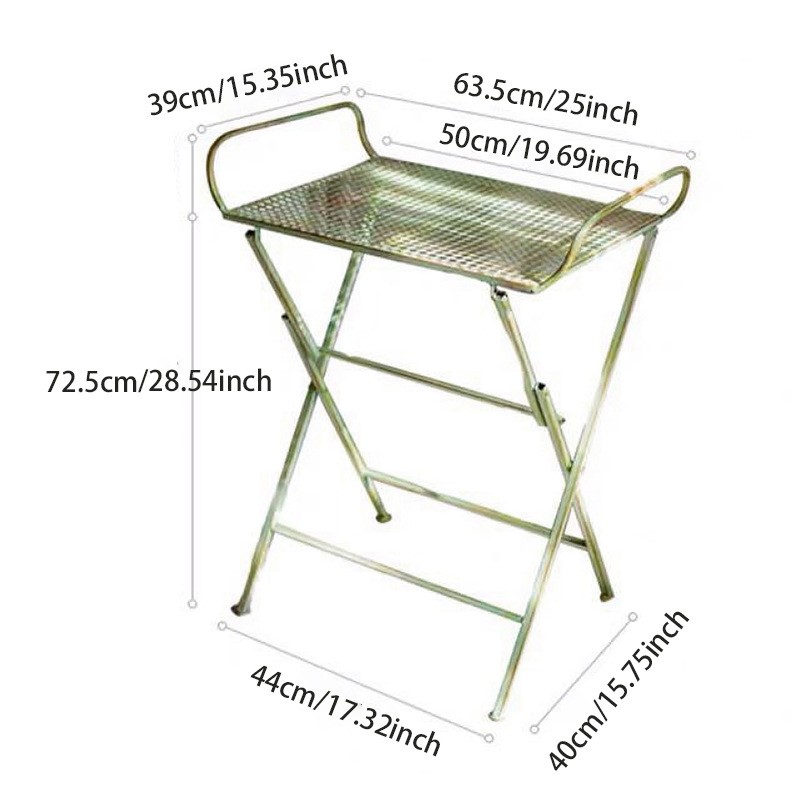 ชุดเก้าอี้เหล็กดัดวินเทจแบบพับ - Outdoor Furniture Vintage บทวิจารณ์และราคา