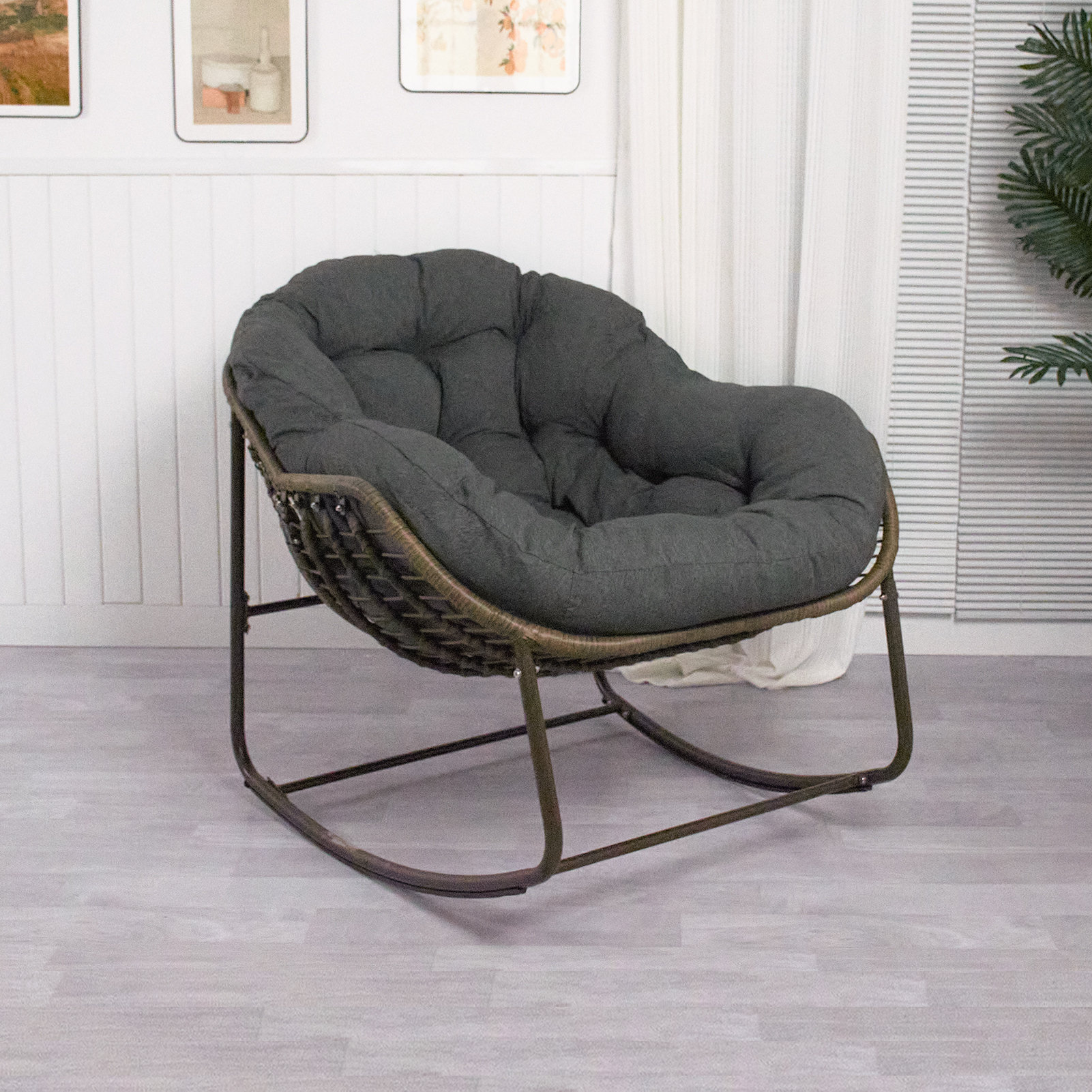 เฟอร์นิเจอร์โรงแรมทันสมัย เก้า - Outdoor Furniture Egg Chair บทวิจารณ์และราคา