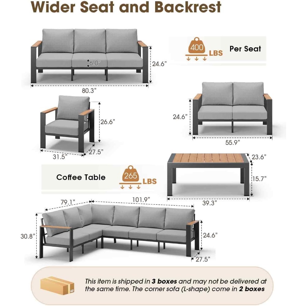 ชุดเฟอร์นิเจอร์อลูมิเนียมสำหรั - Outdoor Furniture For Sale บทวิจารณ์และราคา
