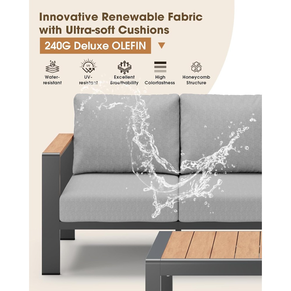 ชุดเฟอร์นิเจอร์อลูมิเนียมสำหรั - Outdoor Furniture For Sale บทวิจารณ์และราคา