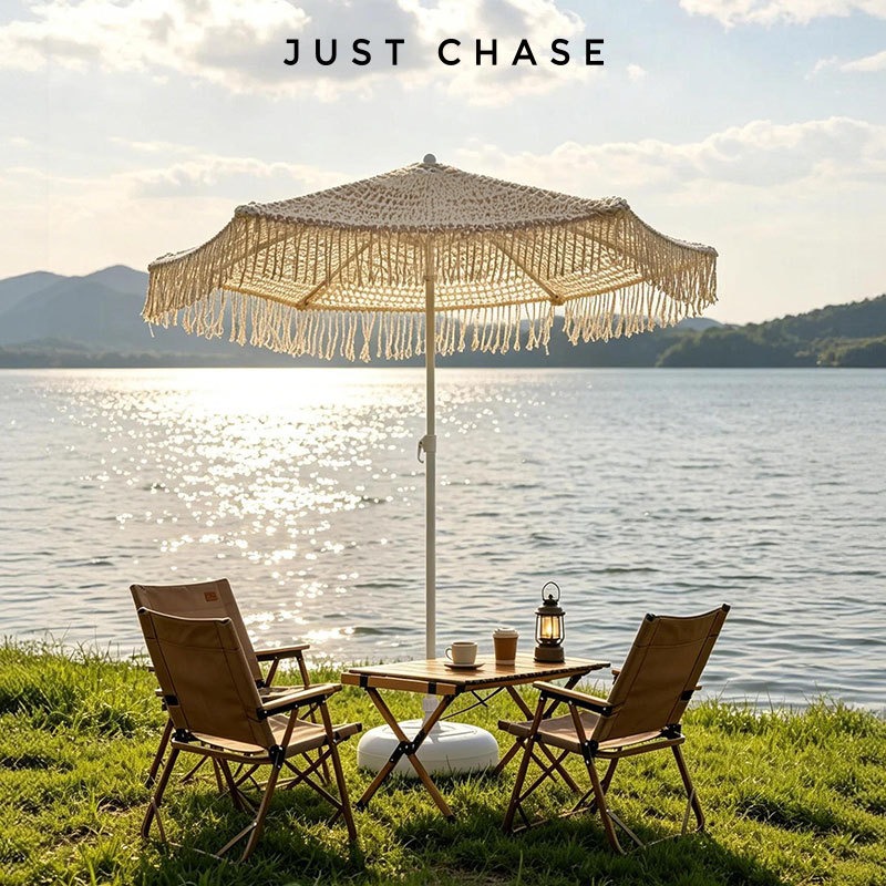 ร่มสนามประดับพู่กัน ป้องกันแสง - Outdoor Furniture Vendors บทวิจารณ์และราคา