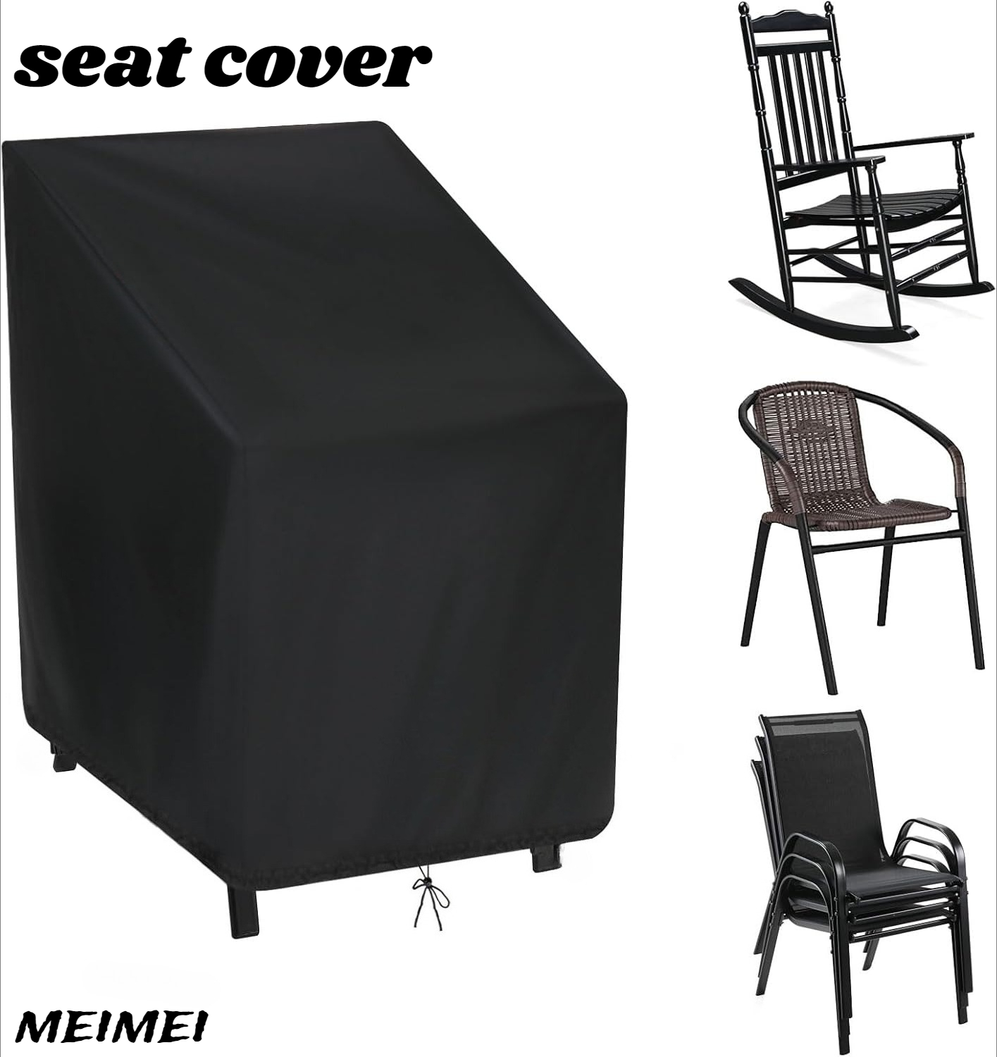 ถุงเก็บเก้าอี้แบบซ้อนกันได้ ป้ - Outdoor Furniture With Storage บทวิจารณ์และราคา
