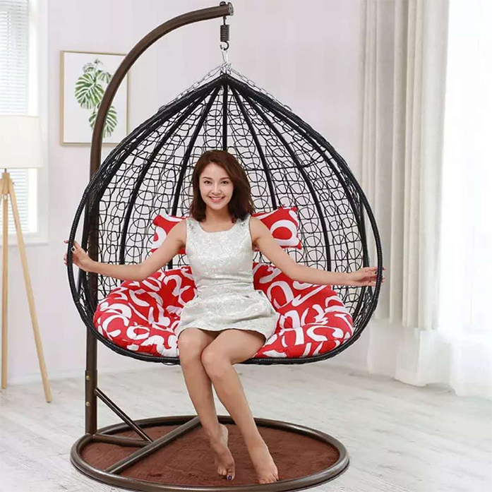 รูปไข่หวายหวาย Camping กลางแจ้ - Outdoor Furniture Egg Chair บทวิจารณ์และราคา