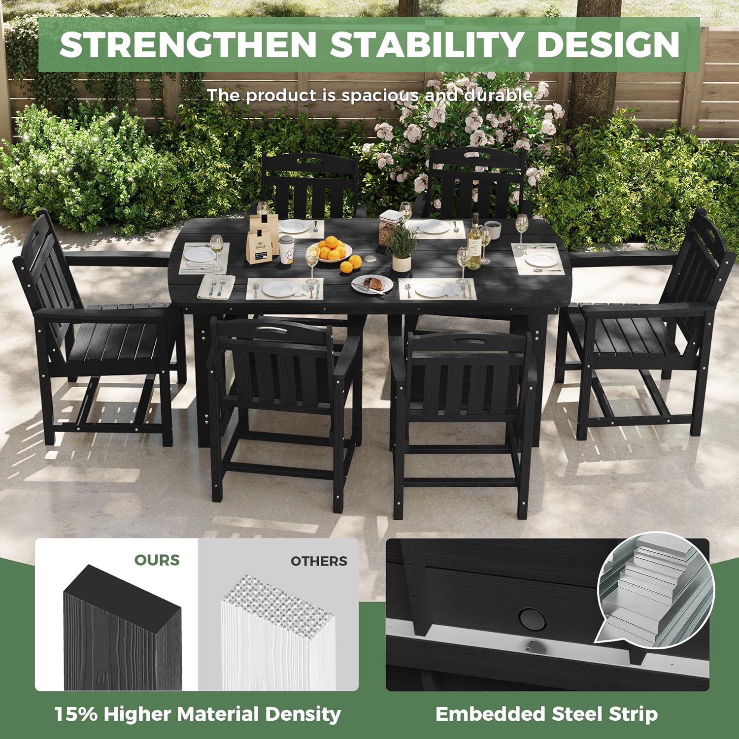 ชุดโต๊ะรับประทานอาหารกลางแจ้ง  - Outdoor Furniture On Sale บทวิจารณ์และราคา