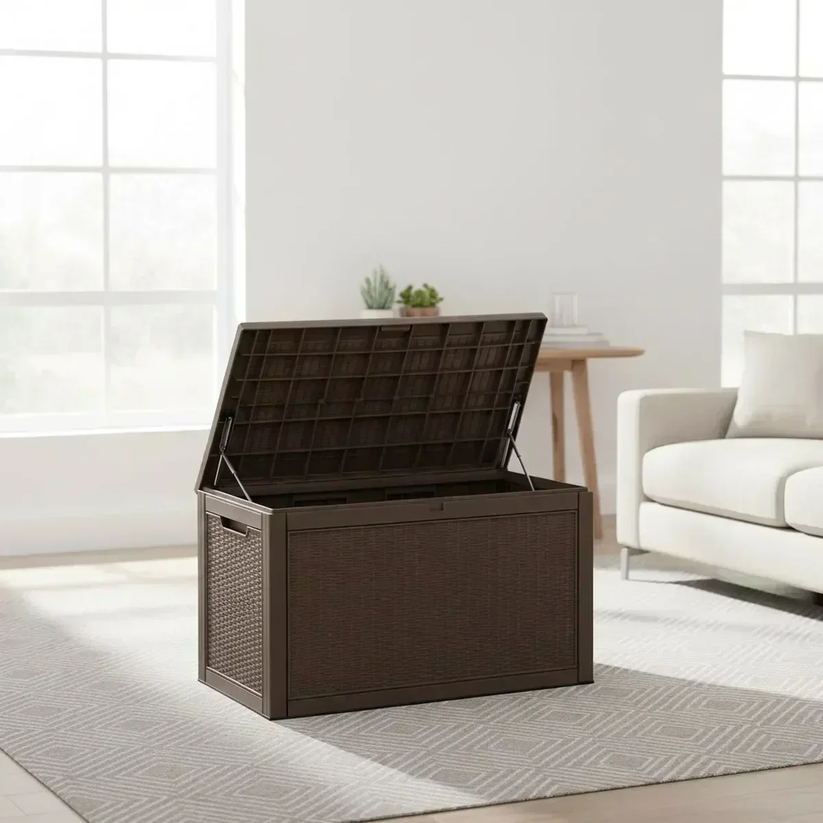 ม้านั่งเก็บของกลางแจ้งขนาดใหญ่ - Outdoor Furniture Grey บทวิจารณ์และราคา