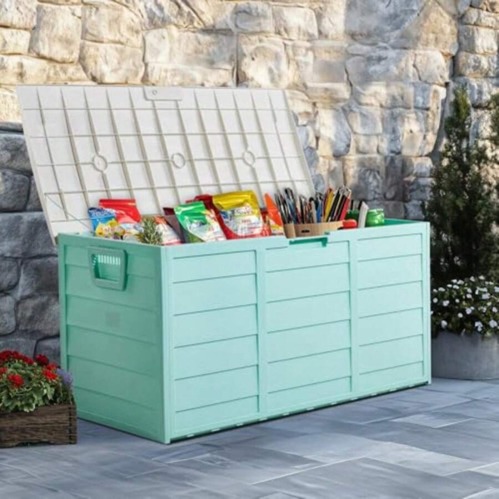 กล่องเก็บของขนาดใหญ่ 75 แกลลอน - Outdoor Furniture With Storage บทวิจารณ์และราคา