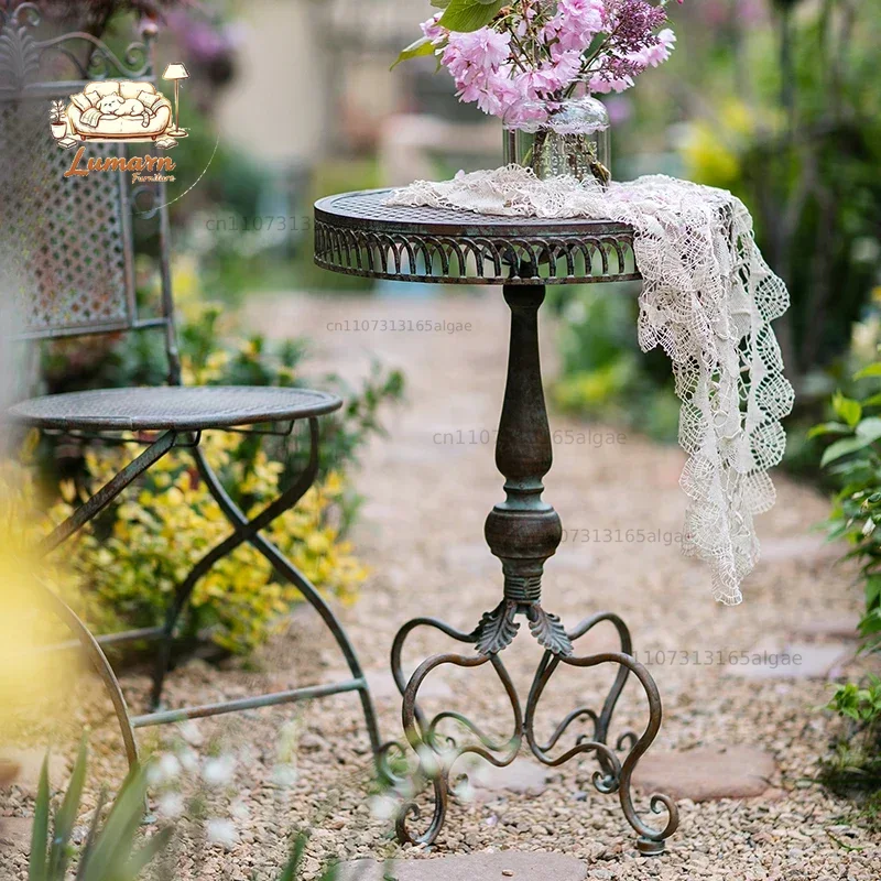 โต๊ะสวนเหล็กวินเทจสไตล์ยุโรปพร - Outdoor Furniture Vintage บทวิจารณ์และราคา