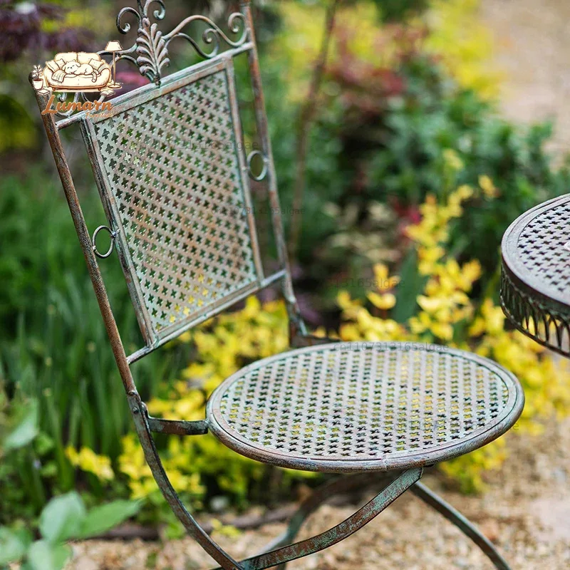 โต๊ะสวนเหล็กวินเทจสไตล์ยุโรปพร - Outdoor Furniture Vintage บทวิจารณ์และราคา