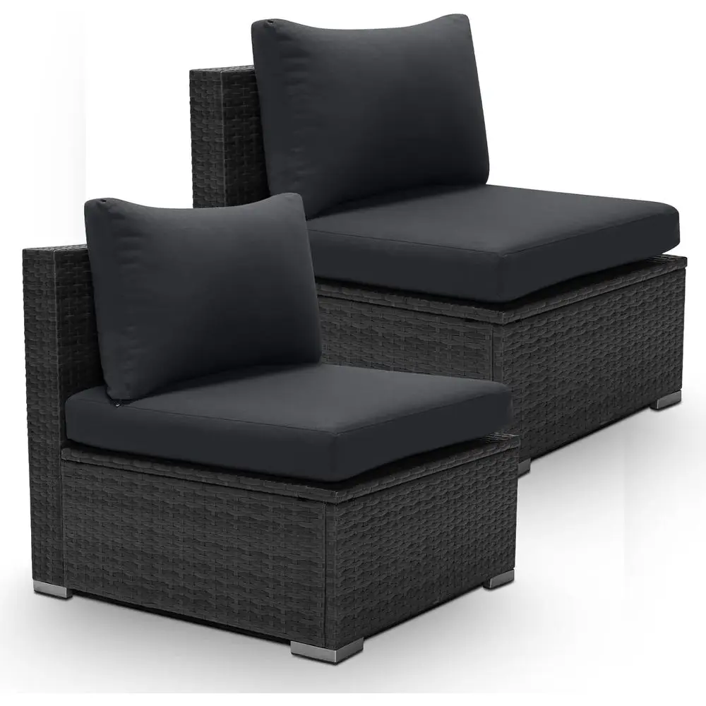 ชุดเฟอร์นิเจอร์ระเบียงหวาย 2 ช - Outdoor Furniture Grey บทวิจารณ์และราคา
