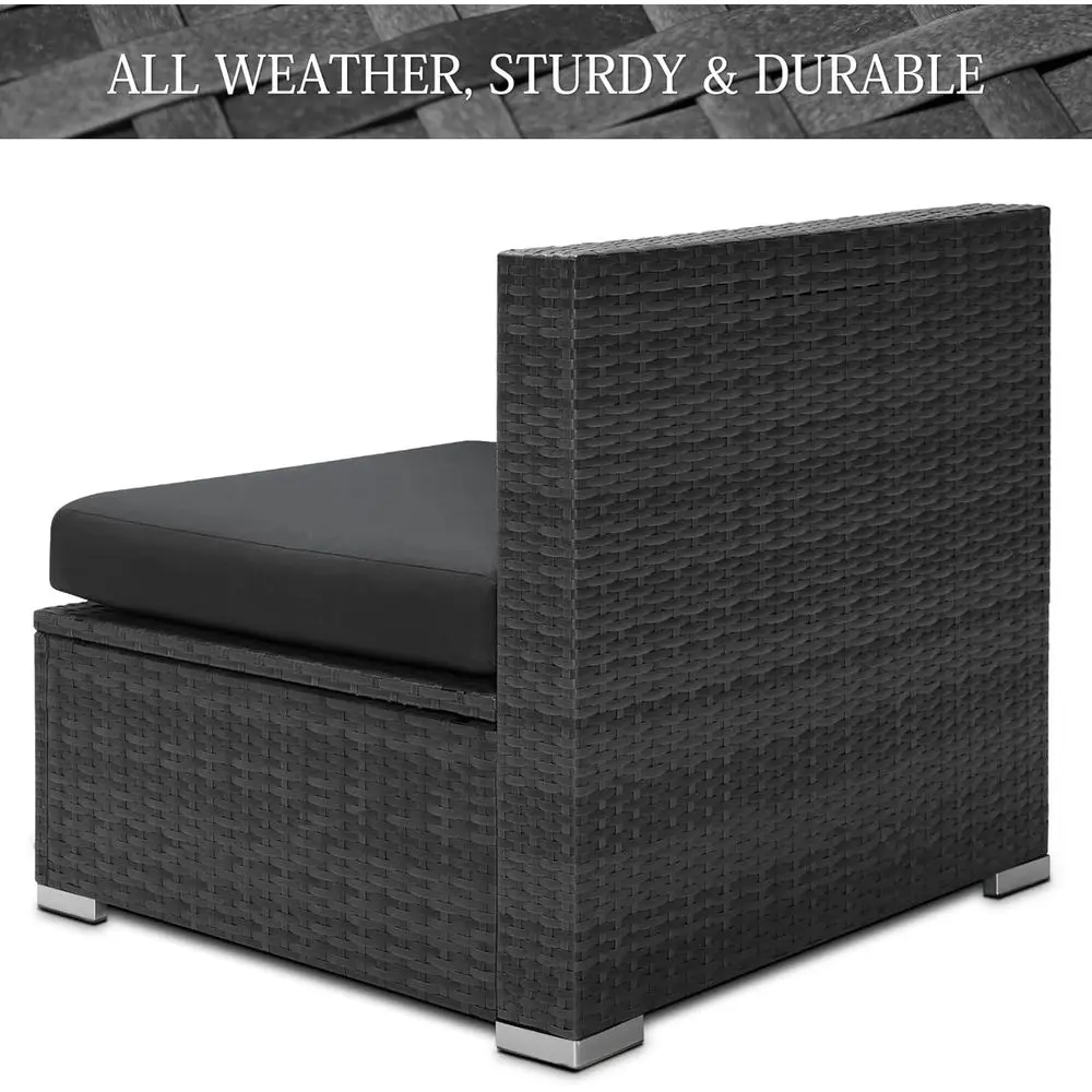 ชุดเฟอร์นิเจอร์ระเบียงหวาย 2 ช - Outdoor Furniture Grey บทวิจารณ์และราคา