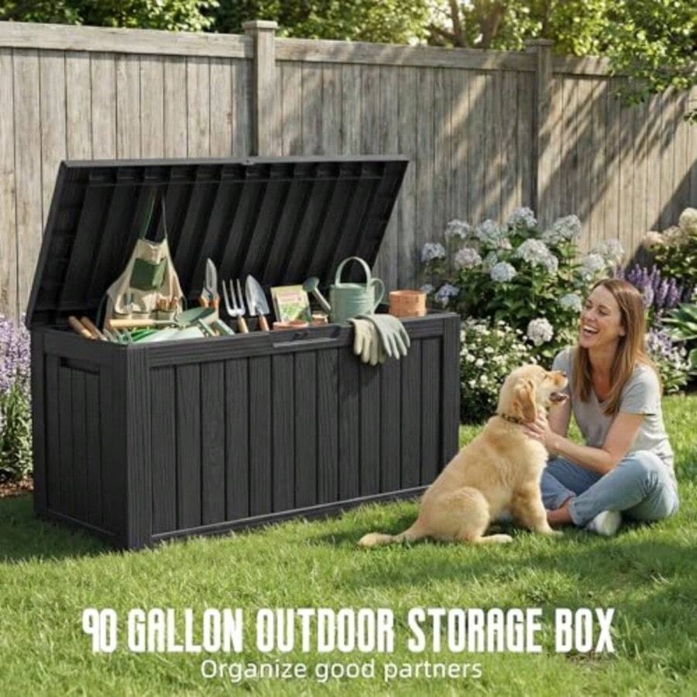 กล่องเก็บของกลางแจ้งขนาด 90 แก - Outdoor Furniture With Storage บทวิจารณ์และราคา