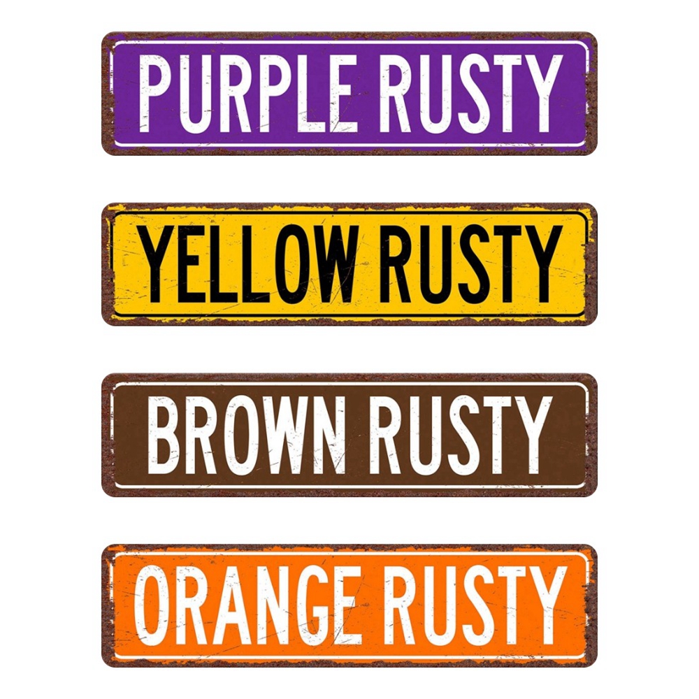 Vintage ส่วนบุคคลป้าย,Rusty ป้ - Outdoor Furniture Vintage บทวิจารณ์และราคา