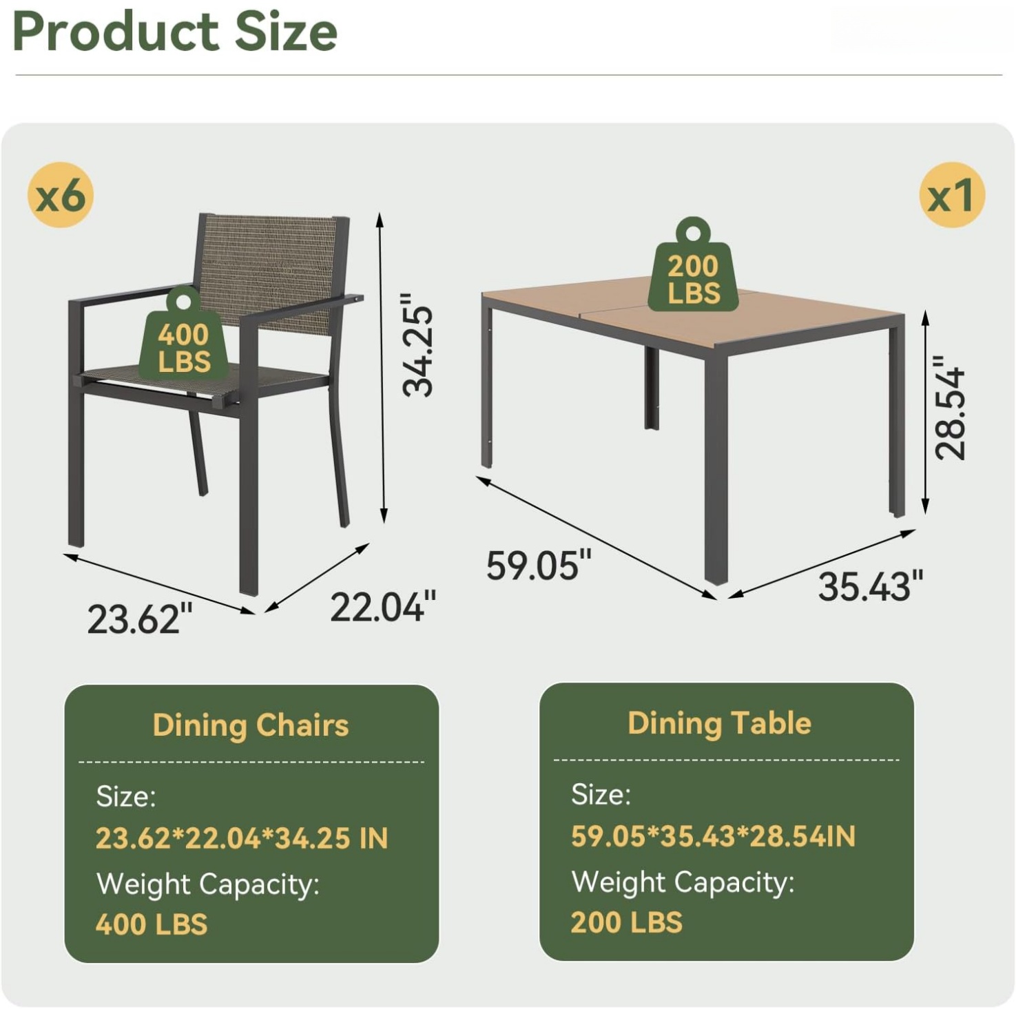 ชุดโต๊ะรับประทานอาหารกลางแจ้ง  - Outdoor Furniture On Sale บทวิจารณ์และราคา