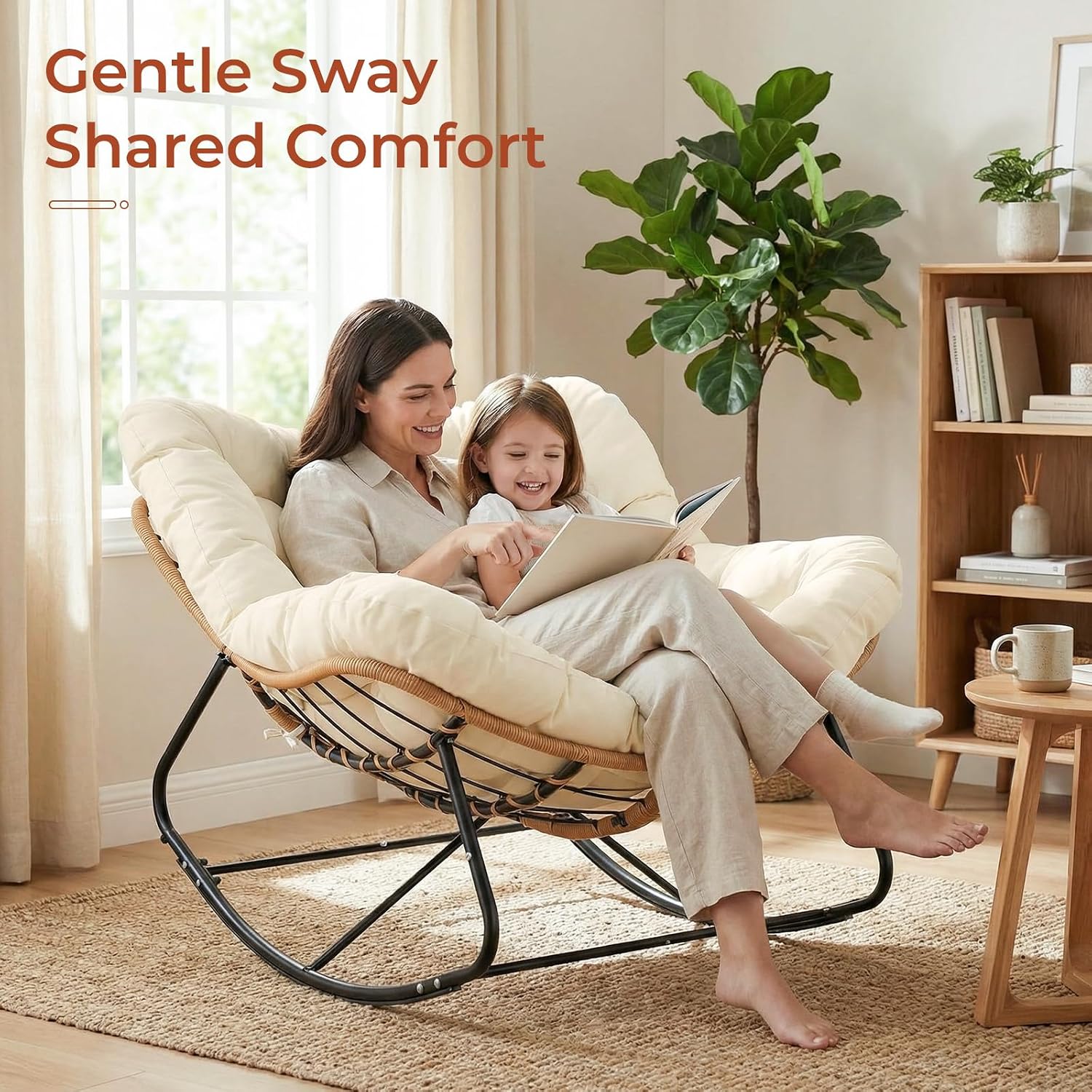 เก้าอี้โยกปาปาซานขนาดใหญ่สำหรั - Outdoor Furniture Egg Chair บทวิจารณ์และราคา
